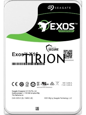 Жесткий диск SEAGATE 16Tb, ST16000NM002G, SAS Exos X16, 7200 rpm, 256Mb buffer