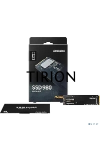 Накопитель SSD Samsung 980, 1000GB, PCIe 3.0 x4, M.2 2280, NVMe, R/W 3500/3000