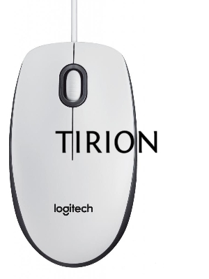 Мышь проводная Logitech M100 белый, 1000 dpi, USB, кнопки - 3