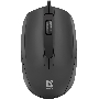 Мышь проводная Defender Alpha MB-507 черный, 1000 dpi, USB, кнопки - 3