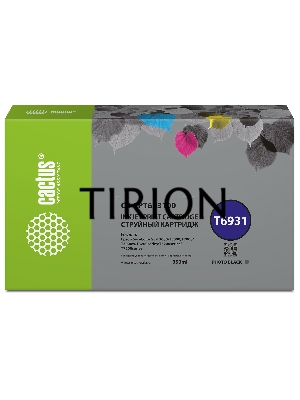 Картридж струйный Cactus CS-EPT693100 (T6931) черный (350 мл) для Epson SureColor SC-T3000/T3070/T3200/T5000/5200