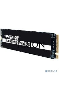 Накопитель SSD Patriot P400, 1Tb, PCIe 4.0 x4, M.2 2280, NVMe, R/W 5000/4800, с радиатором