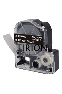Картридж ленточный Cactus CS-LK5BWV белый шрифт, черный фон (18 мм, 9 м) для Epson LW400/LW700/LW600P/LW1000P/K400/Z700/Z900