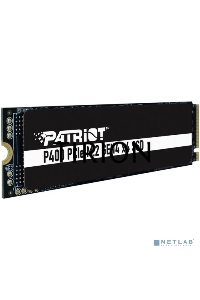 Накопитель SSD Patriot P400, 1Tb, PCIe 4.0 x4, M.2 2280, NVMe, R/W 5000/4800, с радиатором