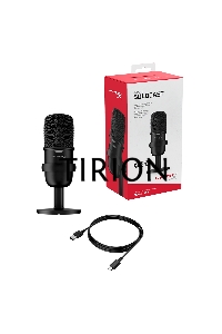 Микрофон проводной HyperX SoloCast 2м черный