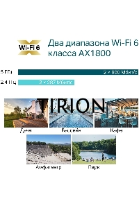 Точка доступа AX1800 Indoor/Outdoor Dual-Band Wi-Fi 6 Access Point