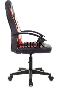 Кресло игровое Zombie 11LT черный/красный текстиль/эко.кожа крестовина пластик