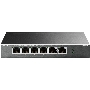 Коммутатор TP-Link 4-port 10/100Mbps Unmanaged PoE+ Switch with 2 10/100Mbps uplink ports, meta case, desktop mount, 4 802.3af/at compliant PoE+ port, 2 10/100Mbps uplink ports, DIP switches for Extend mode, Isolation mode and Priority mode, up to 250m Po
