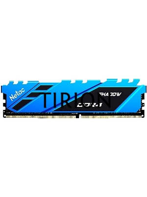 Оперативная память NETAC Shadow, DDR4, 16GB (1x16GB), 3200MHz, CL16, с радиаторами, синий