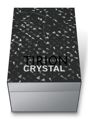 Нож перочинный Victorinox Classic Brilliant Crystal (0.6221.35) 58мм 5 функций черный/серебристый подар.коробка