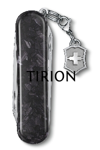 Нож перочинный Victorinox Classic Brilliant Carbon (0.6221.90) 58мм 5 функций черный/серебристый подар.коробка