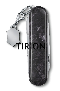 Нож перочинный Victorinox Classic Brilliant Carbon (0.6221.90) 58мм 5 функций черный/серебристый подар.коробка