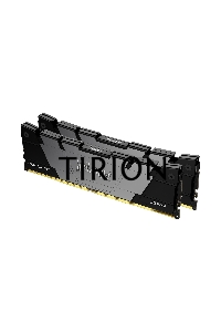 Оперативная память Kingston Fury Renegade, DDR4, 32GB (2x16GB), 3200MHz, CL16, с радиаторами, серый/черный