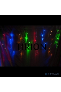 Гирлянда Айсикл NEON-NIGHT (255-009)  (бахрома) светодиодный, 1,8 х 0,5 м, прозрачный провод, 230 В, диоды RGB