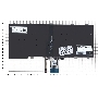 Клавиатура для ноутбука Dell Latitude E7250 E7270 черная без рамки с подсветкой