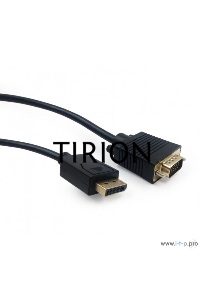 Кабель DisplayPort->VGA Cablexpert CCP-DPM-VGAM-10, 3м, 20M/15M, черный, экран, пакет