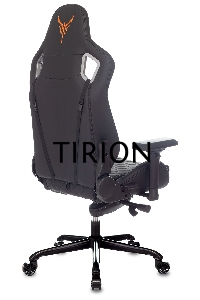 Кресло игровое Knight TITAN черный ромбик эко.кожа с подголов. крестовина металл