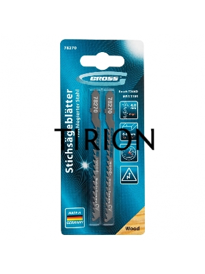 Полотна для электролобзика GROSS по дереву, 2 шт.( 3105 - T244D )  78270