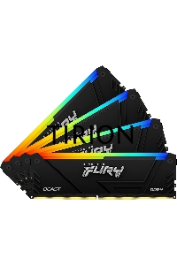 Оперативная память Kingston 64GB 3200MHz DDR4 CL16 DIMM (Kit of 4) FURY Beast RGB