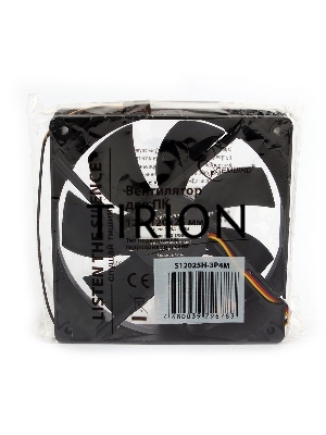 Вентилятор Gembird 17609 черный 2500rpm 47db 3-pin