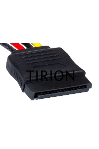 Кабель питания EX138936RUS SATA ExeGate EX-CC-SATA-PS (Molex 4pin/SATA15pin, 0,15м)