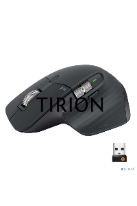 Мышь беспроводная Logitech MX Master 3s графитовый, 8000 dpi, радиоканал, Bluetooth, USB, кнопки - 7