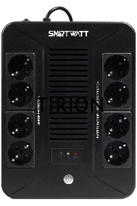 Источник бесперебойного питания SMARTWATT UPS SAFE PRO 600 Line-interactive 600VA/360W Brick (Euro x8, LED, 275x210x95(мм), 4,8 кг, гарантия 24мес.