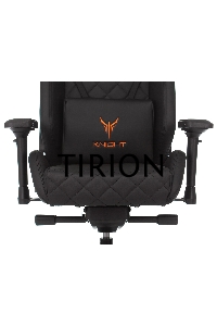 Кресло игровое Knight TITAN черный ромбик эко.кожа с подголов. крестовина металл