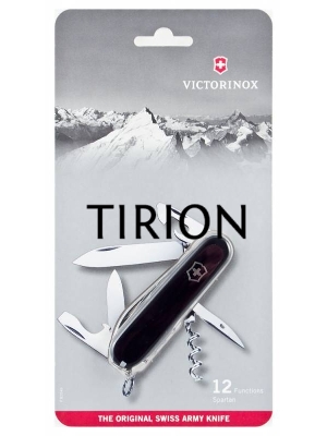 Нож перочинный Victorinox Spartan (1.3603.3B1) 91мм 12функций черный блистер