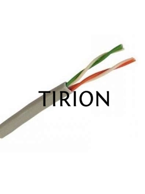 Кабель витая пара U/UTP кат.5E 2х2х24AWG solid CU PVC сер. (м) Rexant 01-0023