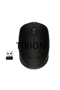 Мышь беспроводная Logitech M171 черный/серый, 1000 dpi, радиоканал, USB, кнопки - 3