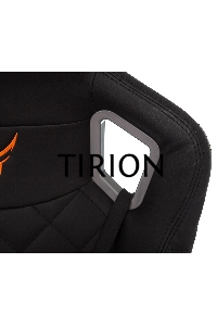 Кресло игровое Knight TITAN черный ромбик эко.кожа с подголов. крестовина металл