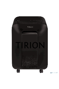 Шредер Fellowes PowerShred LX200 черный (секр.P-4)/перекрестный/12лист./22лтр./скрепки/скобы/пл.карты