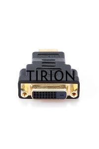 Переходник Gembird Переходник HDMI-DVI 19M/25F, золотые разъемы, пакет(A-HDMI-DVI-3)