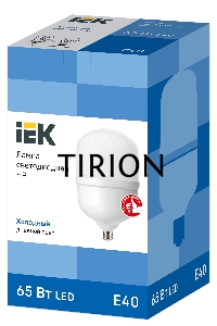 Лампа светодиодная IEK LLE-HP-65-230-65-E40 HP 65Вт 230В 6500К E40