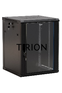 Шкаф настенный Hyperline TWB-1566-GP-RAL9004 19-дюймовый (19