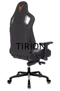 Кресло игровое Knight TITAN черный ромбик эко.кожа с подголов. крестовина металл