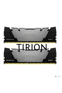Оперативная память Kingston Fury Renegade, DDR4, 32GB (2x16GB), 3200MHz, CL16, с радиаторами, серый/черный