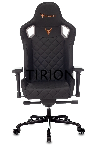 Кресло игровое Knight TITAN черный ромбик эко.кожа с подголов. крестовина металл