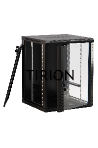 Шкаф настенный Hyperline TWB-1566-GP-RAL9004 19-дюймовый (19