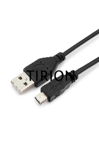 Кабель USB 2.0 Гарнизон GCC-USB2-AM5P-1M, AM/miniBM 5P, 1м, пакет
