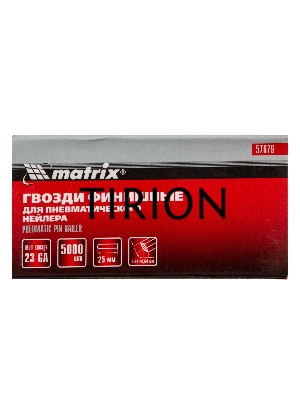 Гвозди MATRIX финишные 23GA для пн, нейлера финишного диам 57679