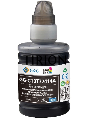 Чернила G&G GG-C13T77414A черный (140 мл) для Epson M100/105/200/205