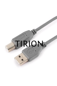 Кабель USB 2.0 Pro Cablexpert CCP-USB2-AMBM-6G, AM/BM, 1.8м, экран, серый