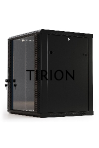 Шкаф настенный Hyperline TWB-1866-GP-RAL9004 19-дюймовый (19