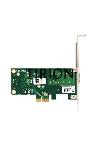 Сетевой адаптер ExeGate EXE-i210-F1 (PCI-E x1 v2.0, порт 1xSFP (медный), 10/100/1000Mbps, Gigabit Server NIC Intel Chipset I210-F1)