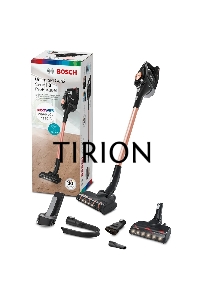 Пылесос вертикальный Bosch BCS8214PRQ, черный, питание от аккумулятора, 500 Вт, уборка сухая, пылесборник 0.4 л, работа от АКБ max 65 мин.