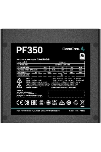 Блок питания Deepcool / GamerStorm PF350, 350Вт, 80 PLUS WHITE, 120мм, черный