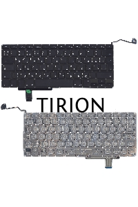 Клавиатура для ноутбука Macbook A1297 черная, большой Enter