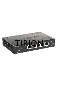 Коммутатор D-Link DGS-1100-05PDV2/A1A, L2 Smart Switch with 4 10/100/1000Base-T ports and 1 10/100/1000Base-T PD port(2 PoE ports 802.3af (15,4 W), PoE Budget 18W from 802.3at / 8W from 802.3af).2K Mac address,